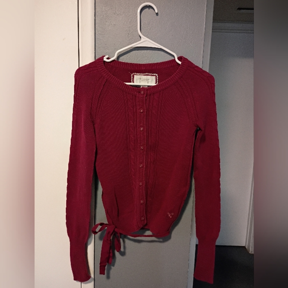 American Eagle Outfitters Red Women's Cardigan